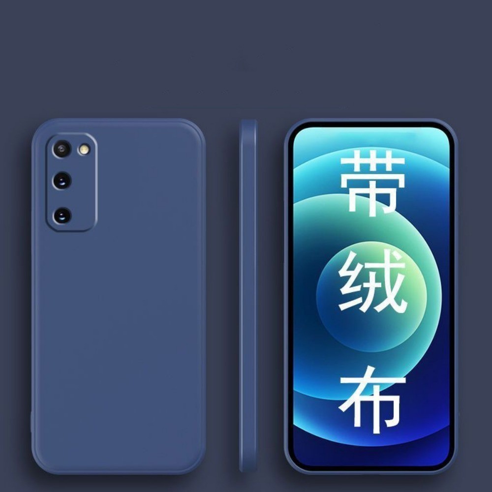 For Samsung Galaxy S20 Ultra Cover Drop and wear resistant Silicone Full Case Classic Simple Solid Color Phone Case Cover