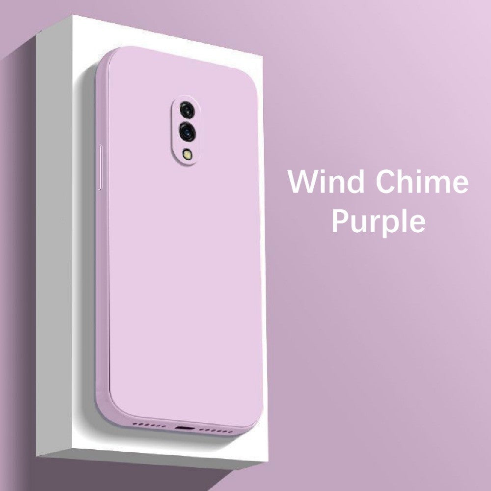 For Realme X Cover Drop and wear resistant Silicone Full Case Classic Simple Solid Color Phone Case Cover