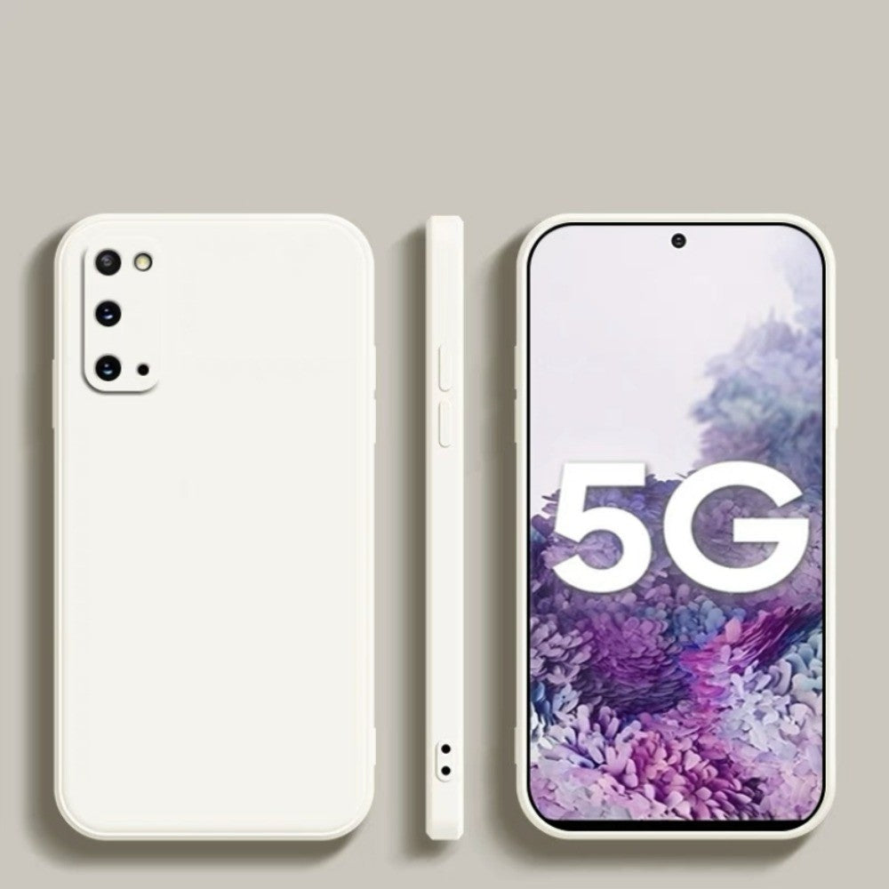 For Samsung Galaxy Note 20 Cover Drop and wear resistant Silicone Full Case Classic Simple Solid Color Phone Case Cover