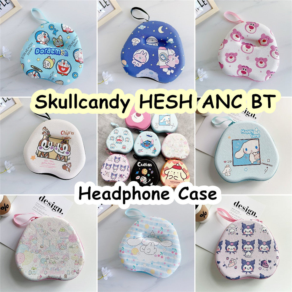 For Skullcandy HESH ANC BT Headphone Case Cartoon Creative Patterns Headset Earpads Storage Bag Casing Box