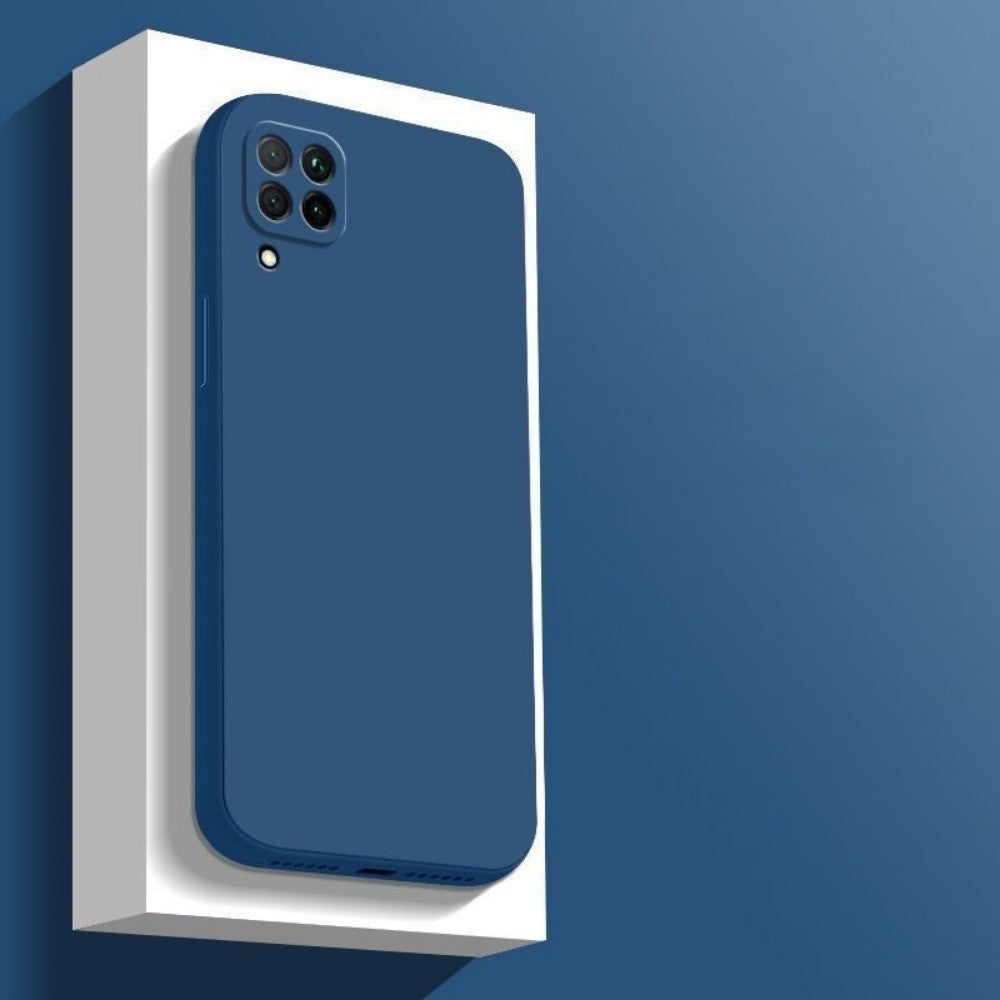 For Samsung Galaxy M32 4G Cover Drop and wear resistant Silicone Full Case Classic Simple Solid Color Phone Case Cover