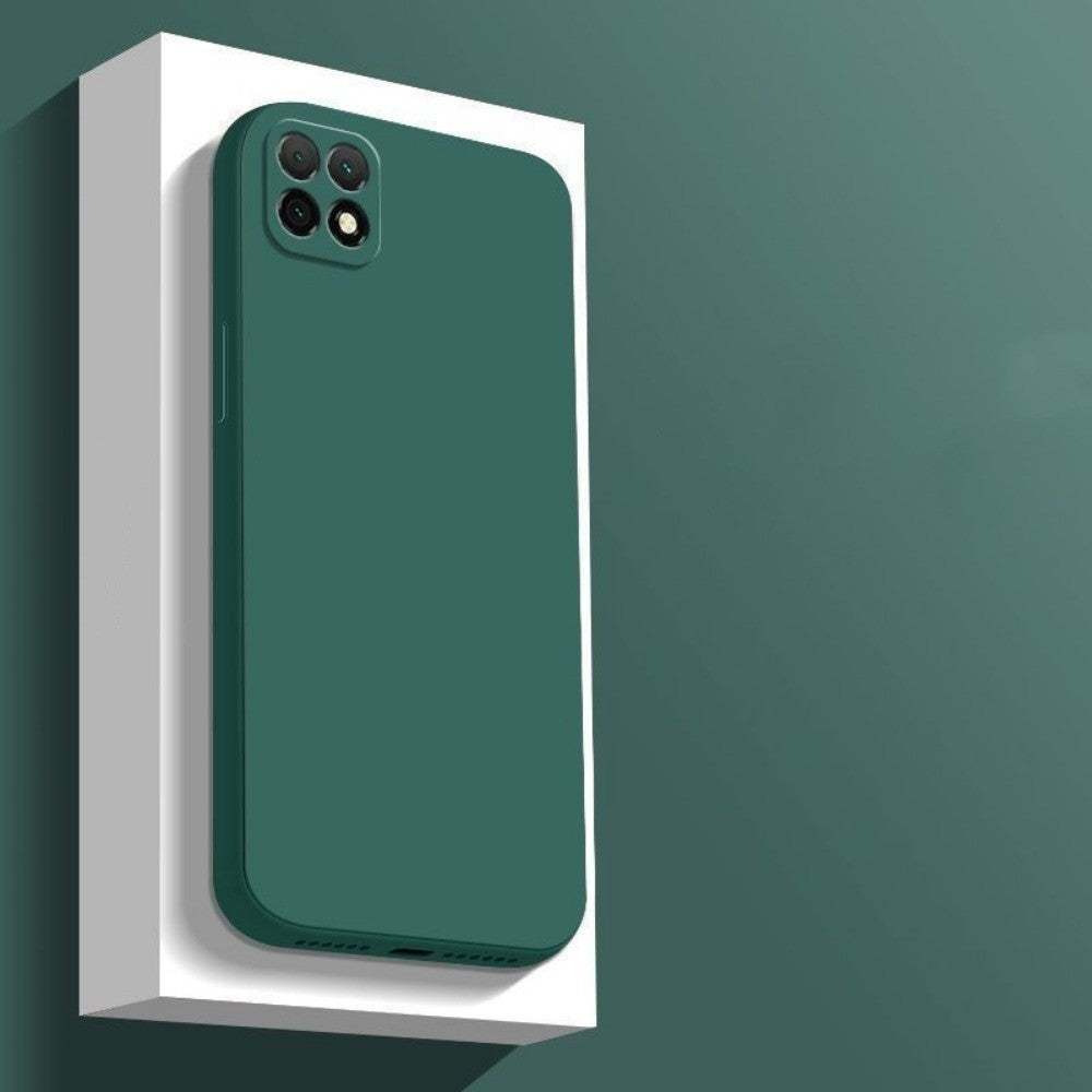 For Samsung Galaxy A22 5G Cover Drop and wear resistant Silicone Full Case Classic Simple Solid Color Phone Case Cover
