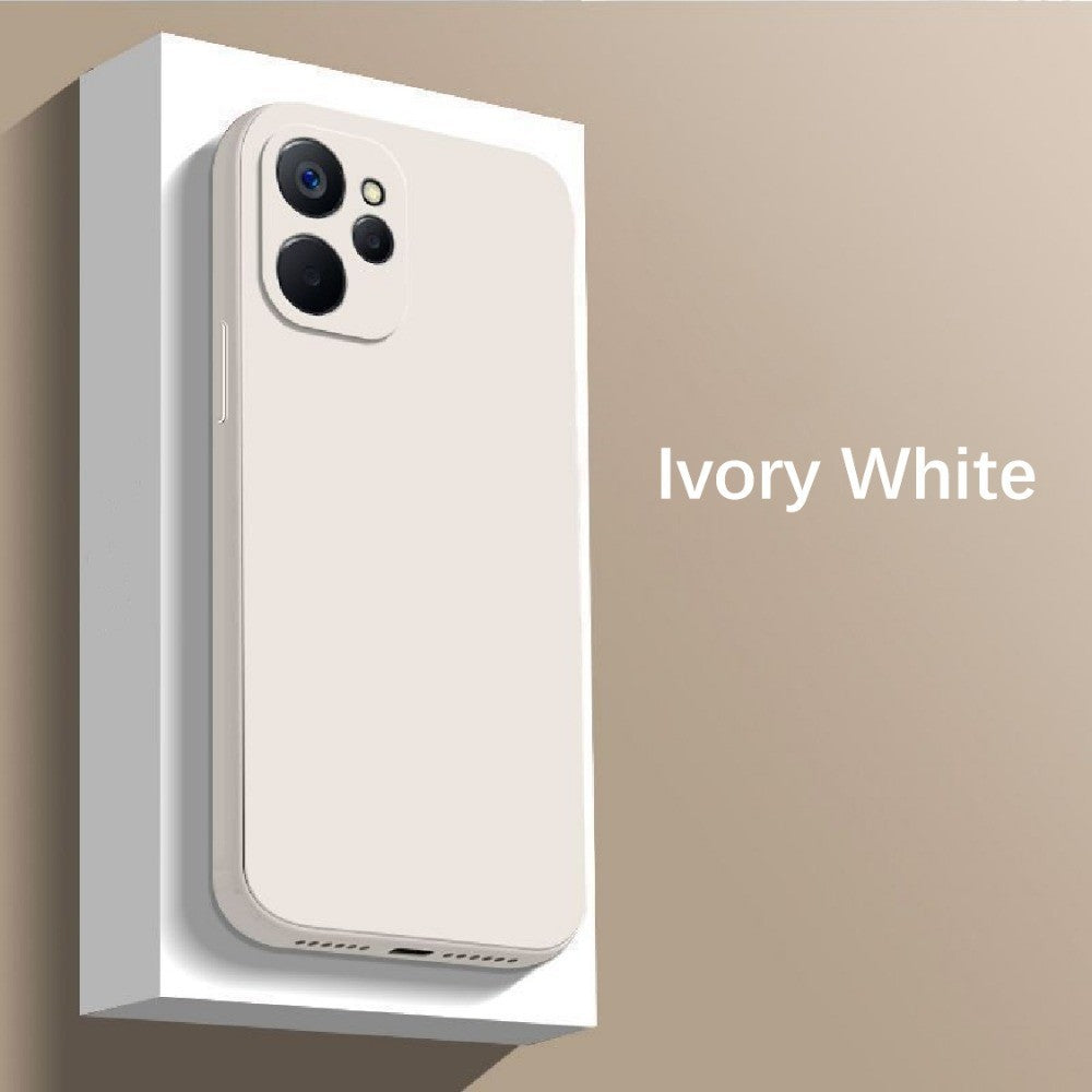 For Realme 10 5G Cover Drop and wear resistant Silicone Full Case Classic Simple Solid Color Phone Case Cover