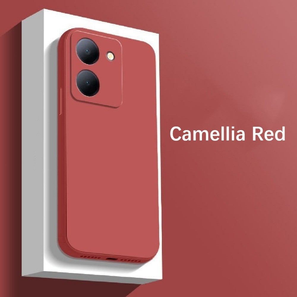 For Realme C33 Cover Drop and wear resistant Silicone Full Case Classic Simple Solid Color Phone Case Cover