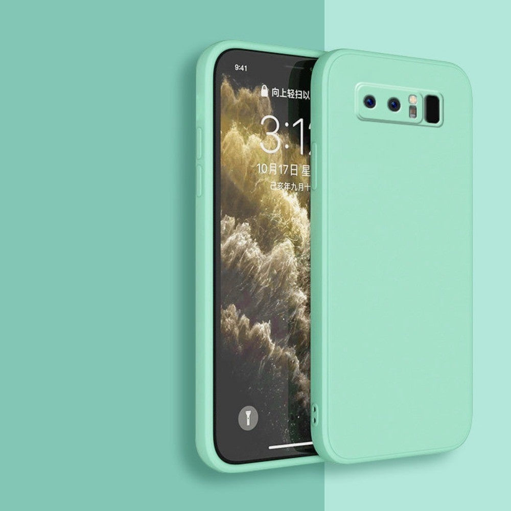 For Samsung Galaxy Note 8 Cover Drop and wear resistant Silicone Full Case Classic Simple Solid Color Phone Case Cover