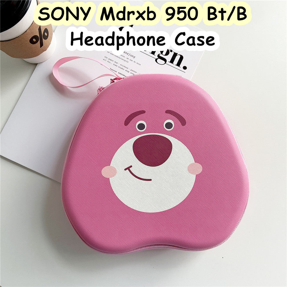 For SONY Mdrxb 950 Bt/B Headphone Case Cartoon Creative Patterns Headset Earpads Storage Bag Casing Box
