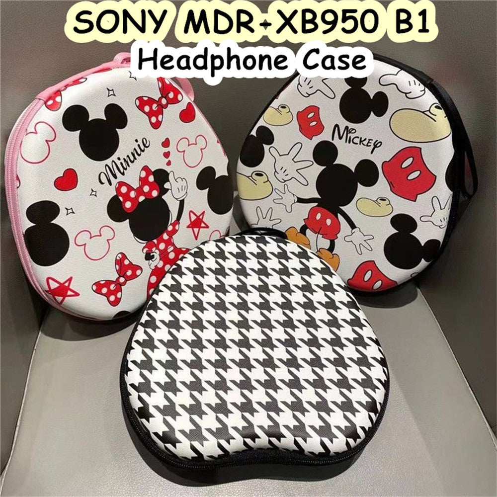 For SONY MDR-XB950 B1 Headphone Case Cartoon Creative Patterns Headset Earpads Storage Bag Casing Box