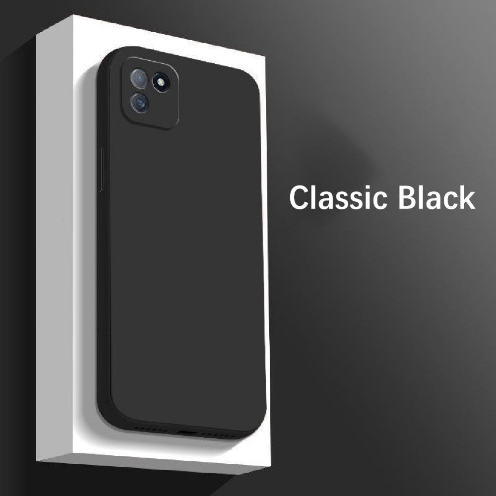 For Realme C11 Cover Drop and wear resistant Silicone Full Case Classic Simple Solid Color Phone Case Cover