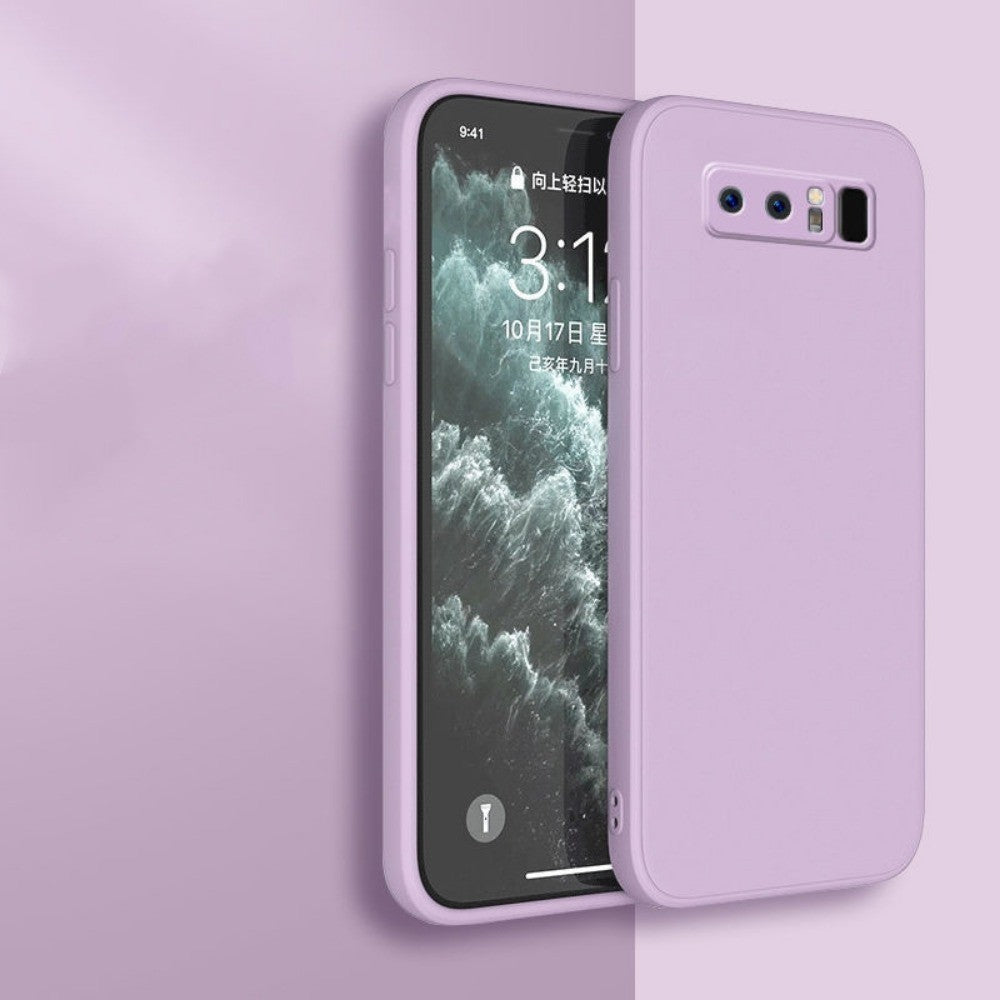 For Samsung Galaxy Note 8 Cover Drop and wear resistant Silicone Full Case Classic Simple Solid Color Phone Case Cover