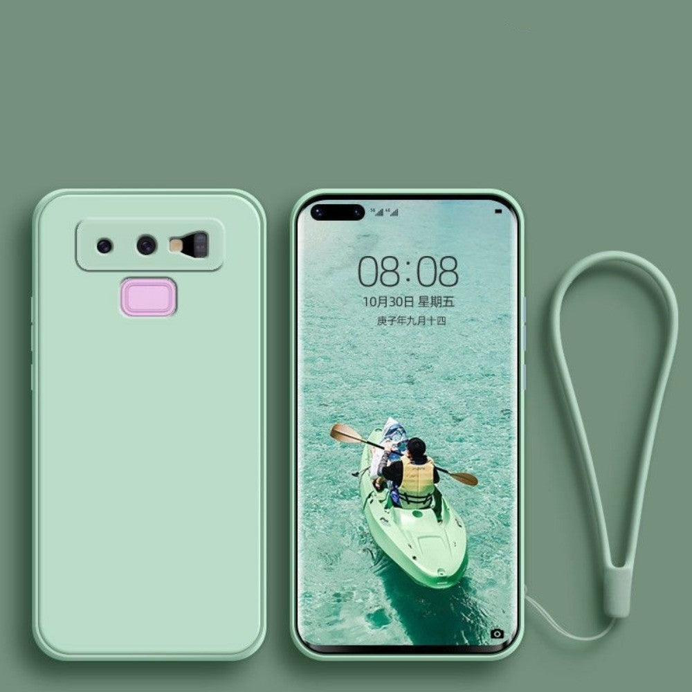 For Samsung Galaxy Note 9 Cover Drop and wear resistant Silicone Full Case Classic Simple Solid Color Phone Case Cover