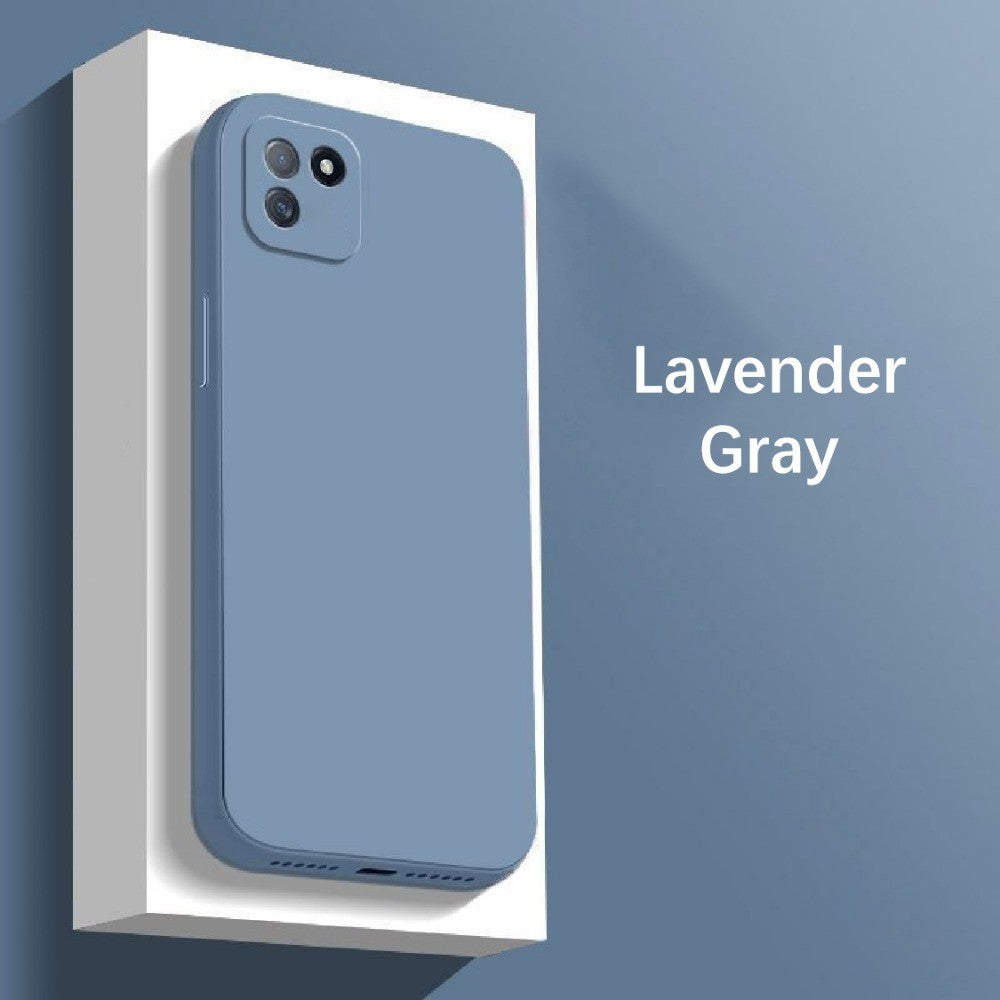 For Realme C11 Cover Drop and wear resistant Silicone Full Case Classic Simple Solid Color Phone Case Cover