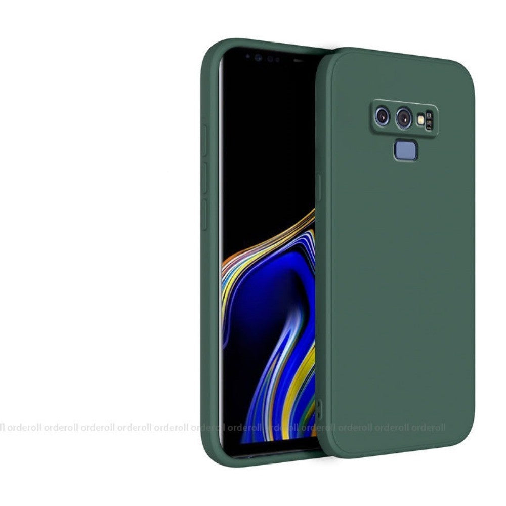 For Samsung Galaxy Note 9 Cover Drop and wear resistant Silicone Full Case Classic Simple Solid Color Phone Case Cover