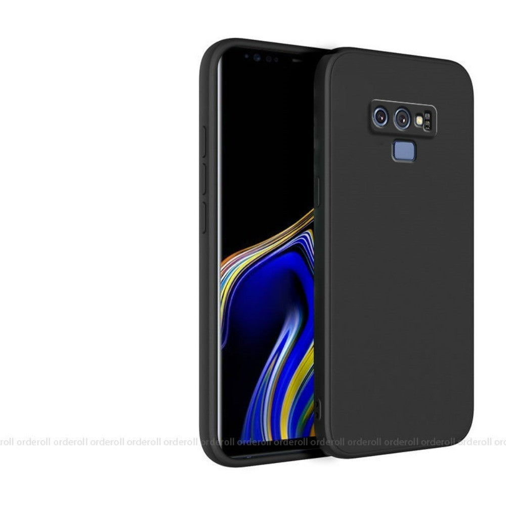 For Samsung Galaxy Note 9 Cover Drop and wear resistant Silicone Full Case Classic Simple Solid Color Phone Case Cover
