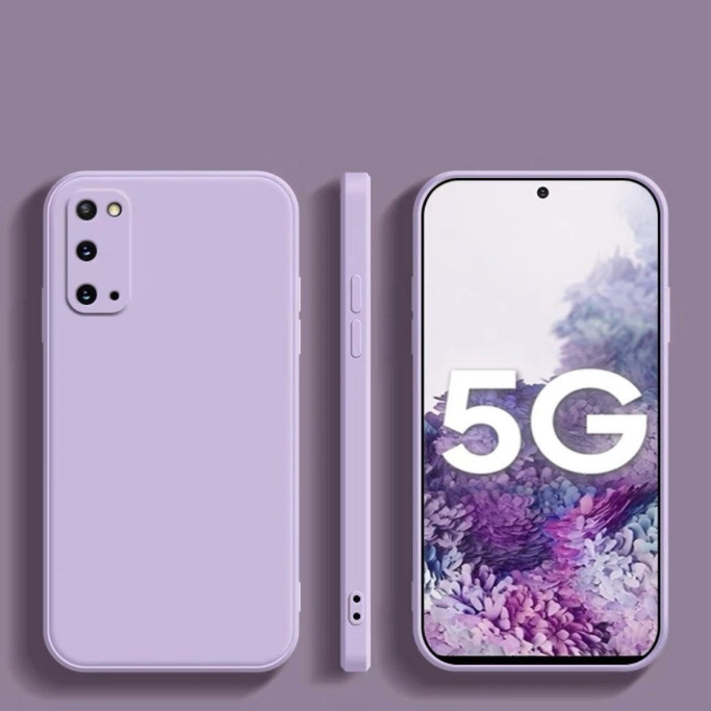 For Samsung Galaxy Note 20 Cover Drop and wear resistant Silicone Full Case Classic Simple Solid Color Phone Case Cover