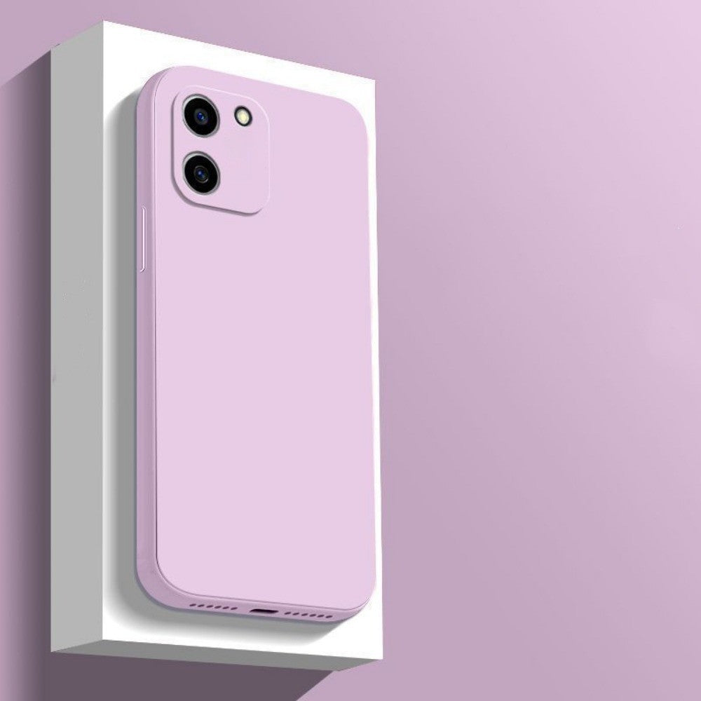 For Samsung Galaxy A03 Cover Drop and wear resistant Silicone Full Case Classic Simple Solid Color Phone Case Cover