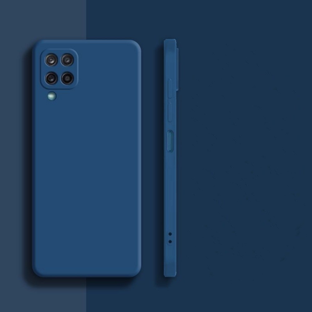 For Samsung Galaxy M42 5G Cover Drop and wear resistant Silicone Full Case Classic Simple Solid Color Phone Case Cover
