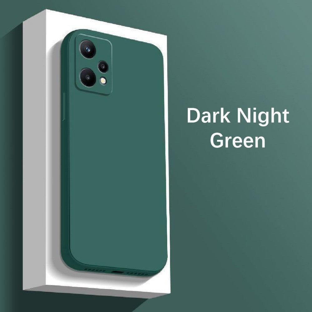 For Realme V25 Cover Drop and wear resistant Silicone Full Case Classic Simple Solid Color Phone Case Cover