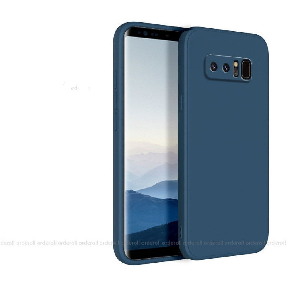 For Samsung Galaxy Note 8 Cover Drop and wear resistant Silicone Full Case Classic Simple Solid Color Phone Case Cover