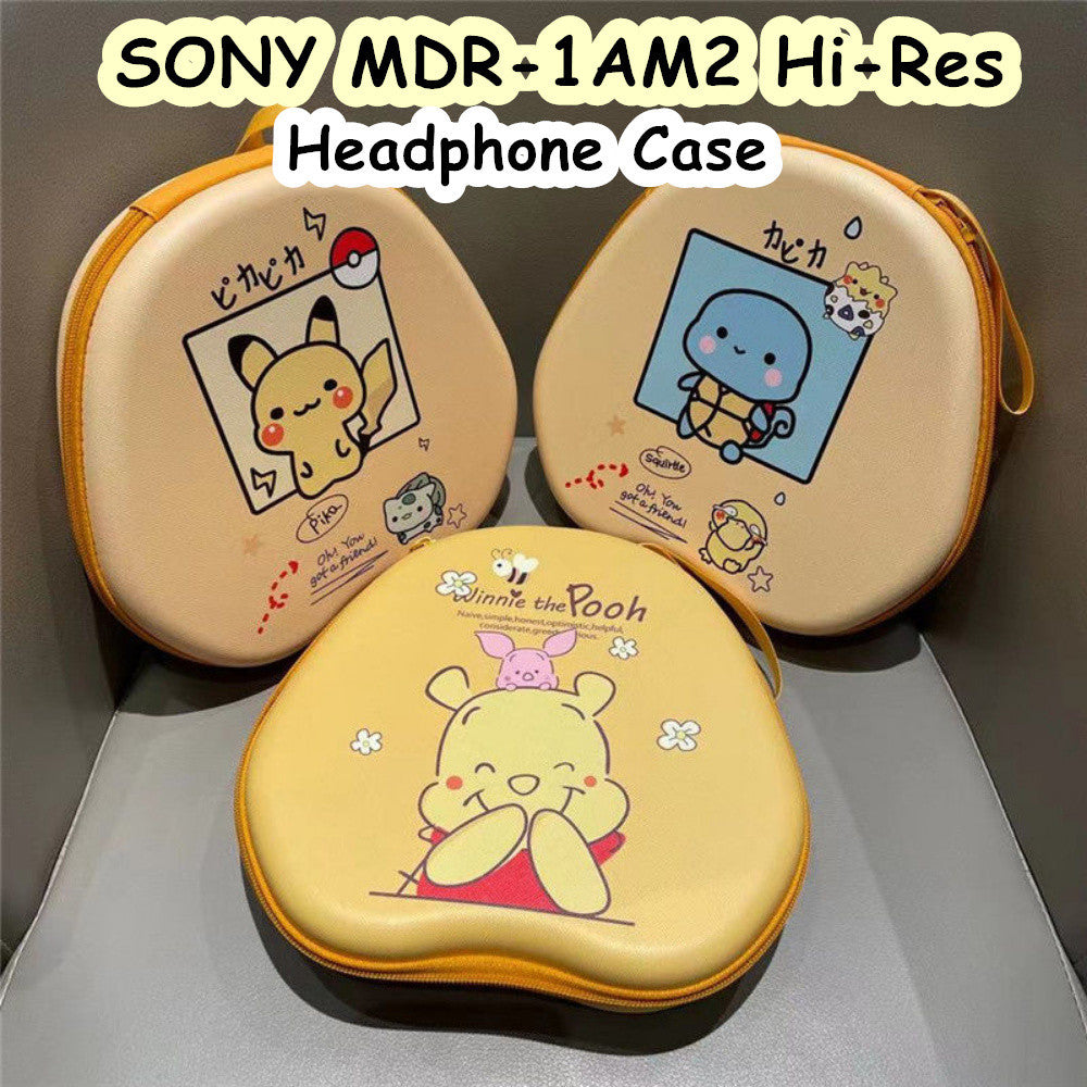 For SONY MDR-1AM2 Hi-Res Headphone Case Cartoon Creative Patterns Headset Earpads Storage Bag Casing Box