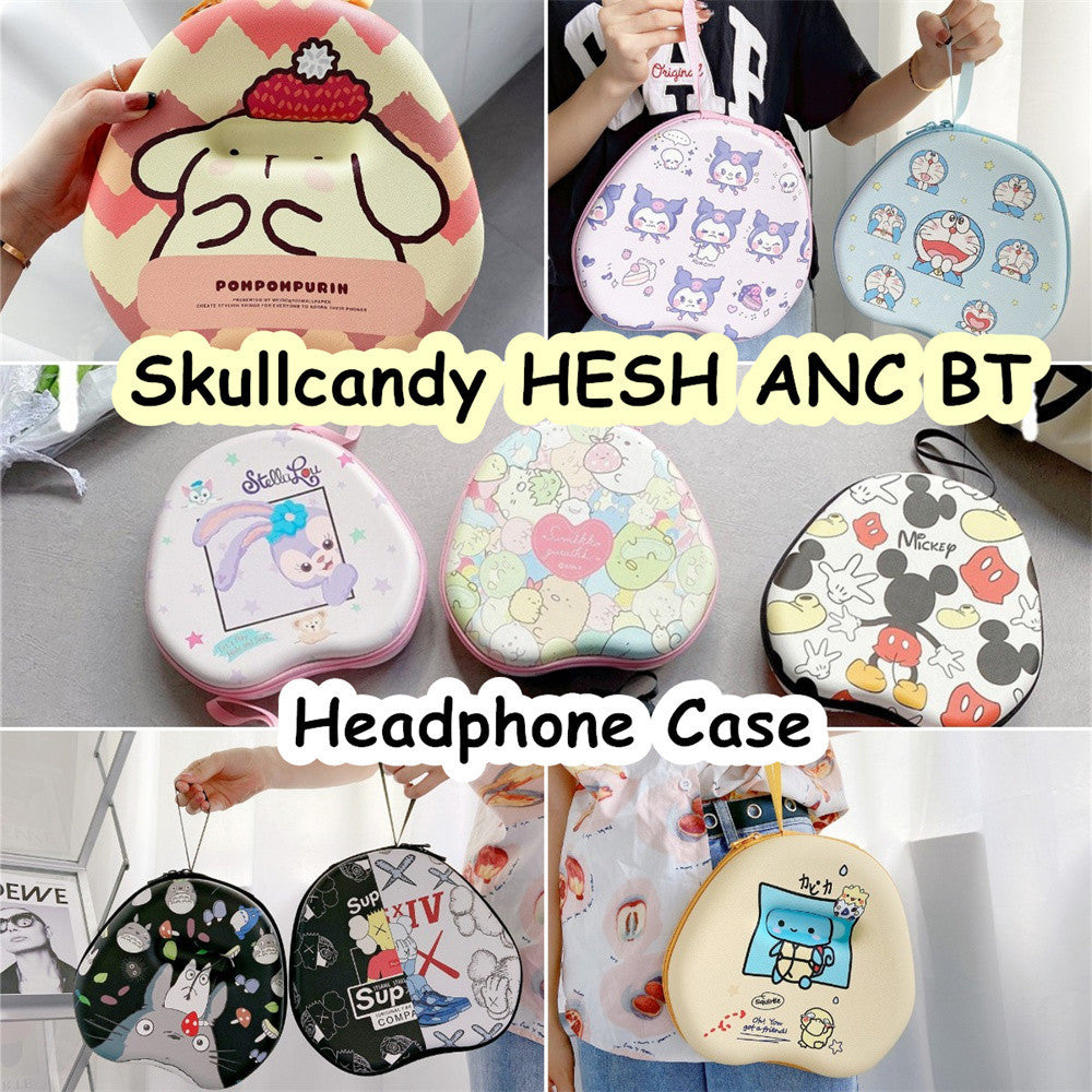 For Skullcandy HESH ANC BT Headphone Case Cartoon Creative Patterns Headset Earpads Storage Bag Casing Box