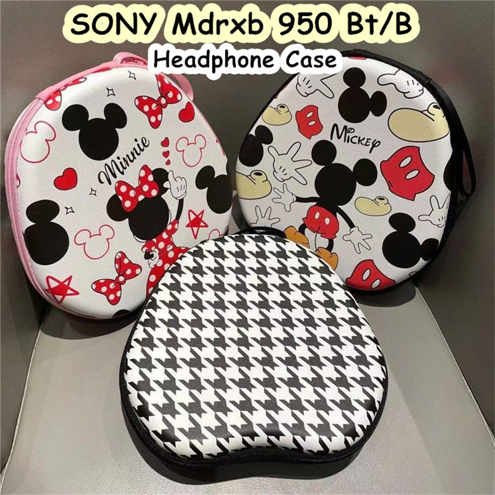 For SONY Mdrxb 950 Bt/B Headphone Case Cartoon Creative Patterns Headset Earpads Storage Bag Casing Box