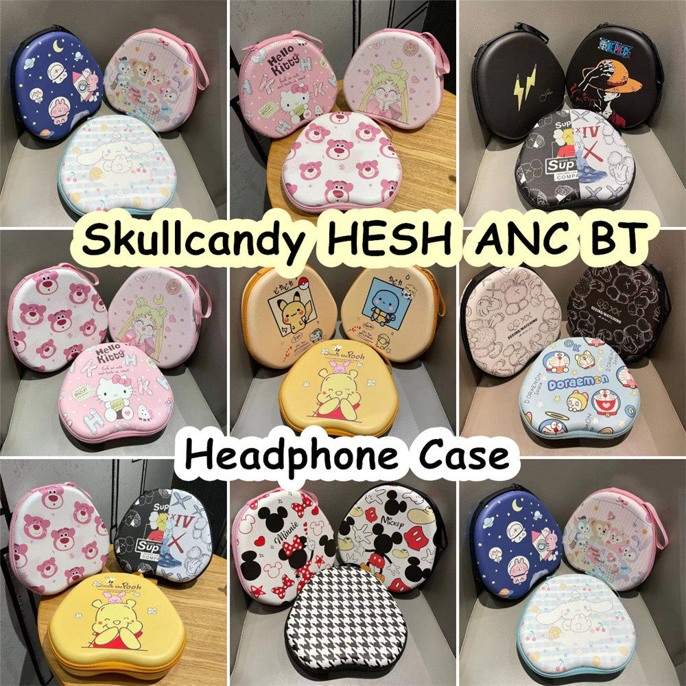 For Skullcandy HESH ANC BT Headphone Case Cartoon Creative Patterns Headset Earpads Storage Bag Casing Box
