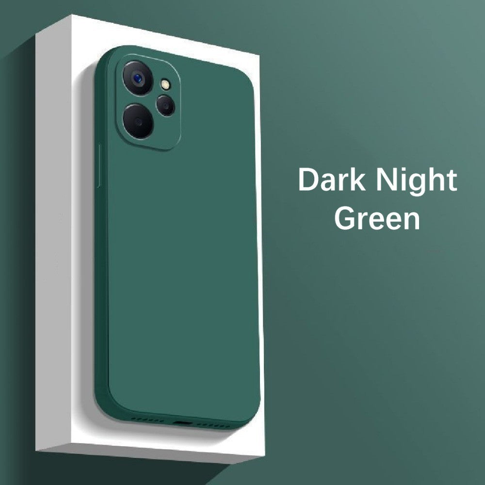 For Realme 10 5G Cover Drop and wear resistant Silicone Full Case Classic Simple Solid Color Phone Case Cover