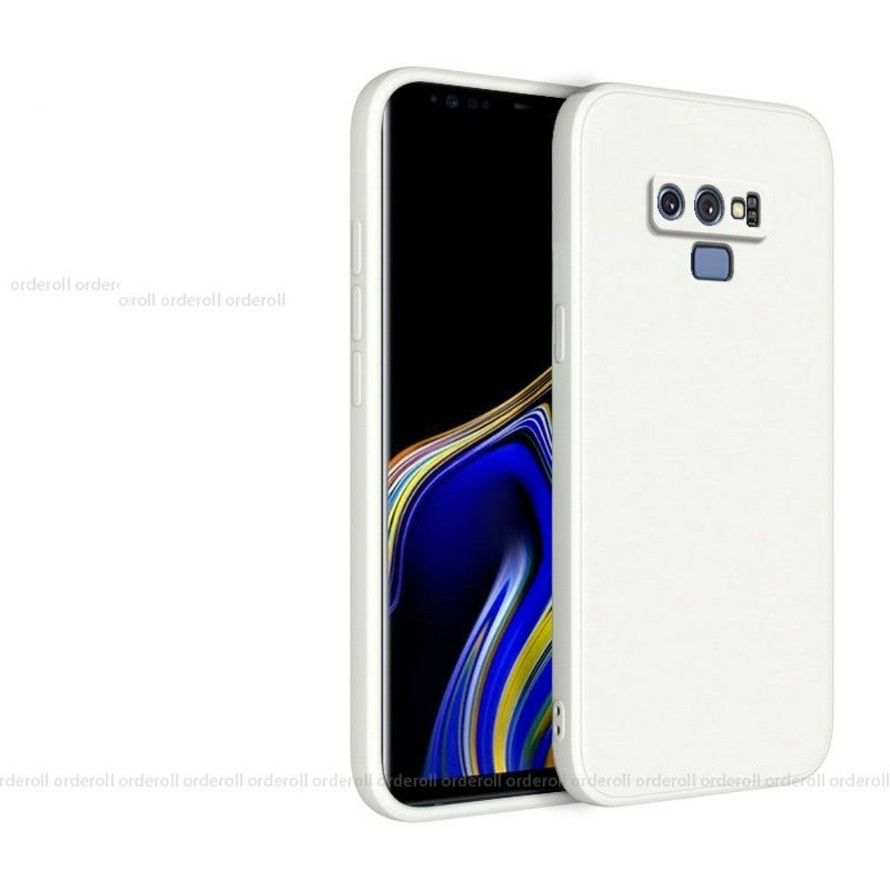 For Samsung Galaxy Note 9 Cover Drop and wear resistant Silicone Full Case Classic Simple Solid Color Phone Case Cover