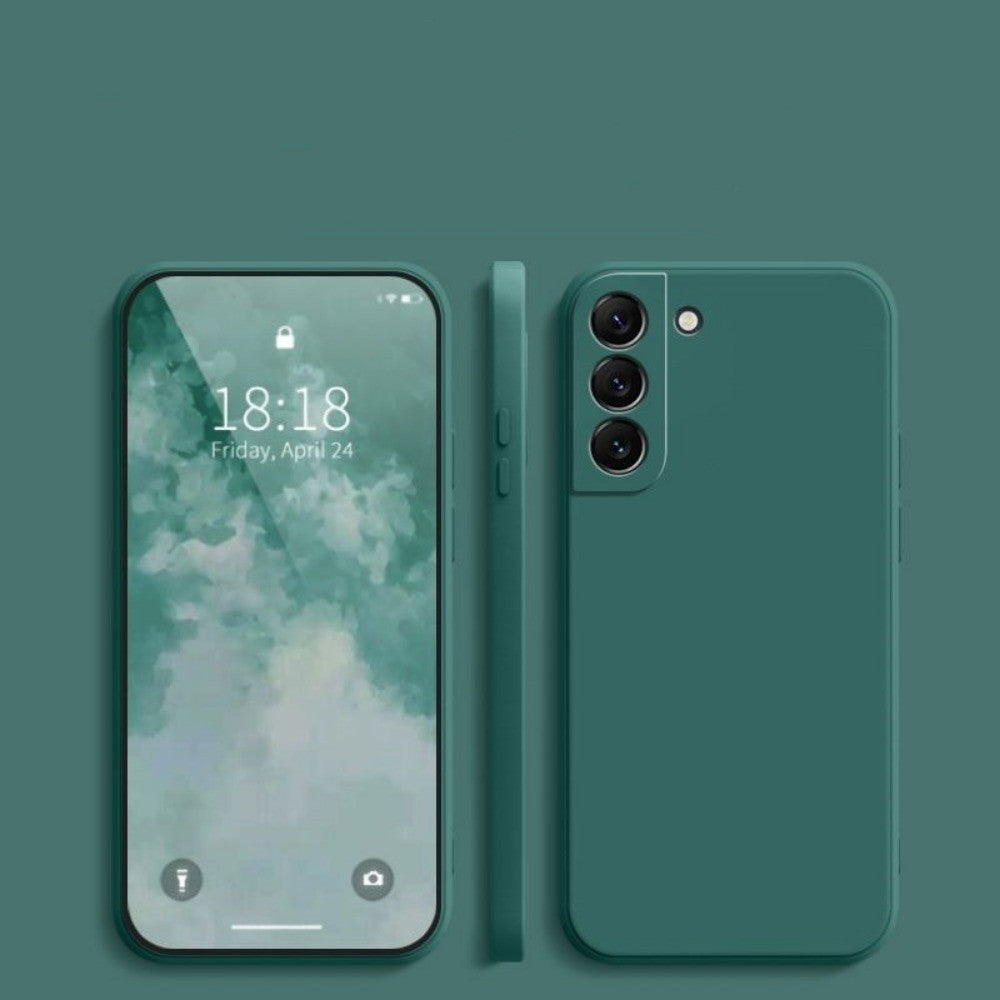 For Samsung Galaxy S23 Plus Cover Drop and wear resistant Silicone Full Case Classic Simple Solid Color Phone Case Cover