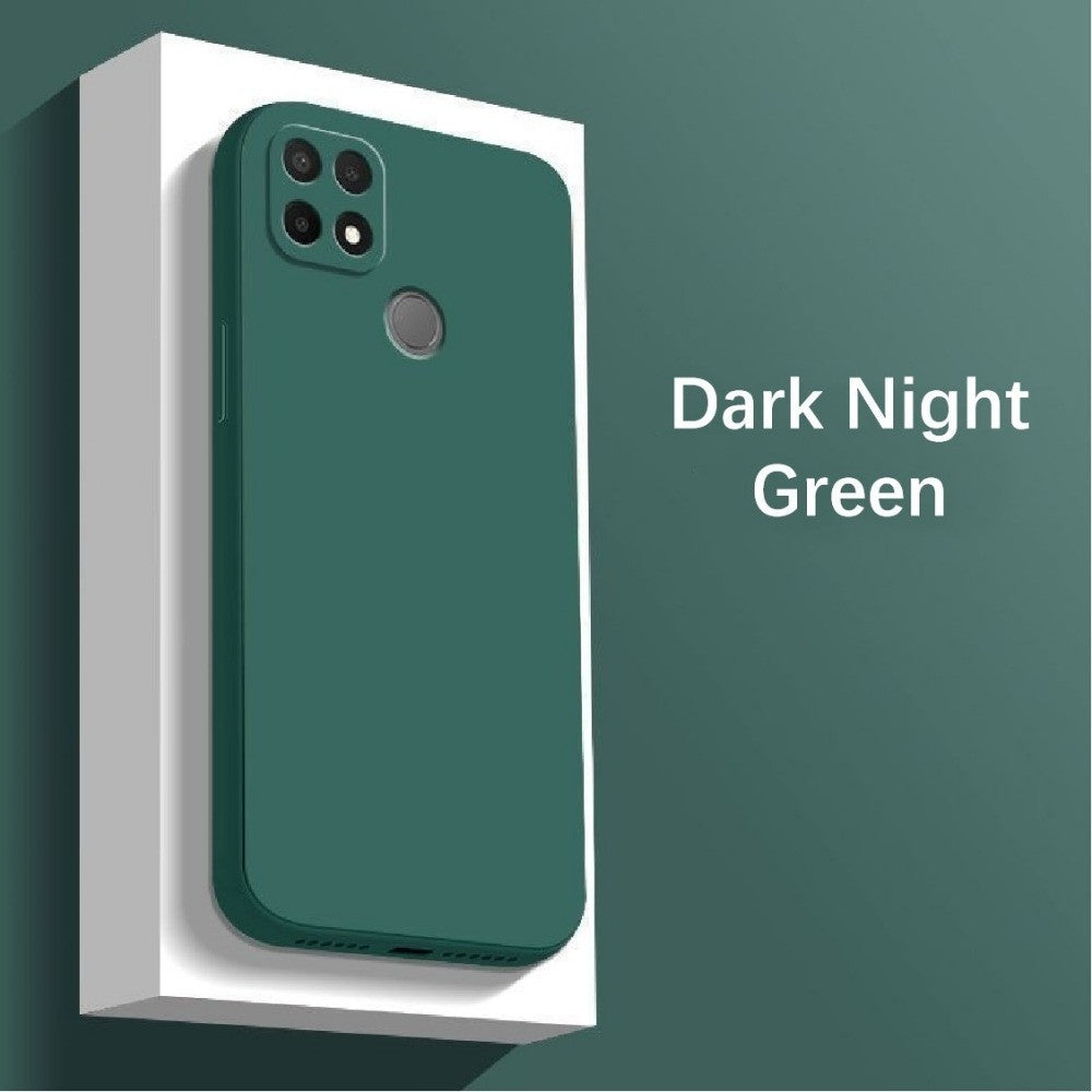 For Realme C21 Cover Drop and wear resistant Silicone Full Case Classic Simple Solid Color Phone Case Cover