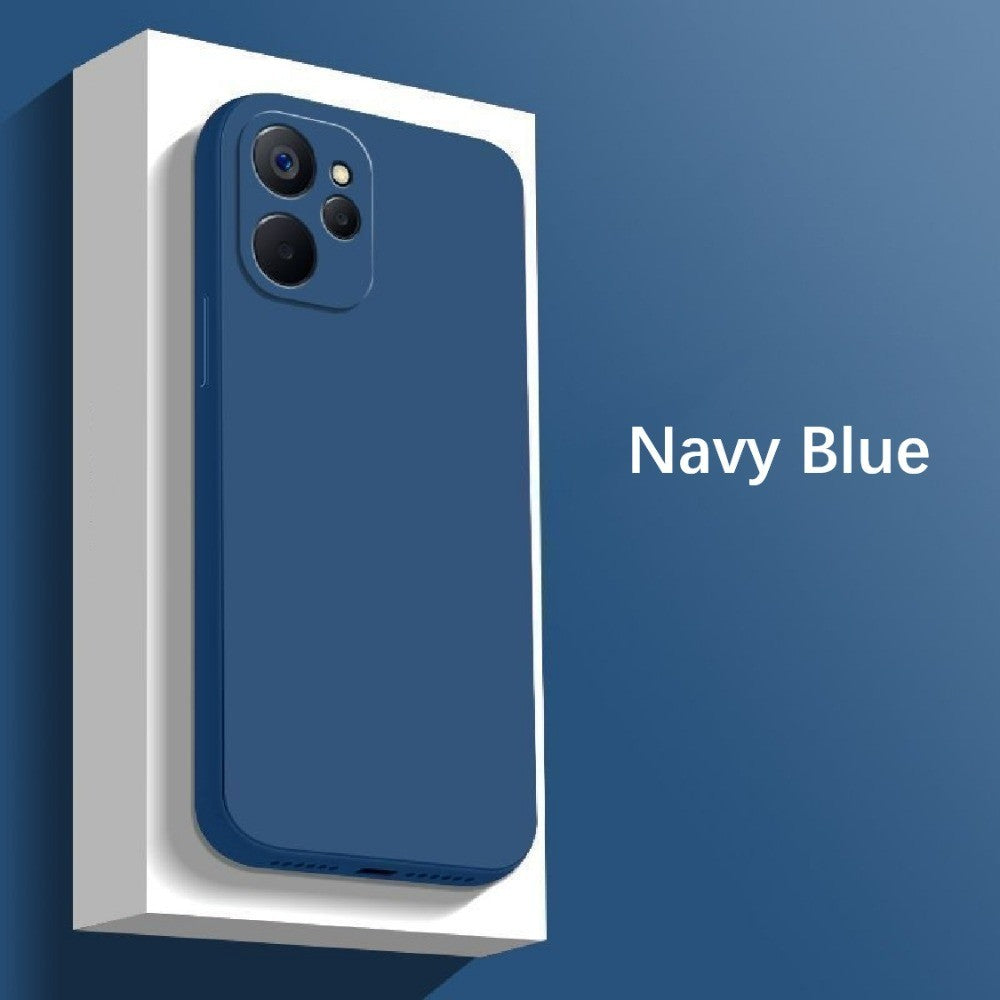 For Realme 10 4G Cover Drop and wear resistant Silicone Full Case Classic Simple Solid Color Phone Case Cover