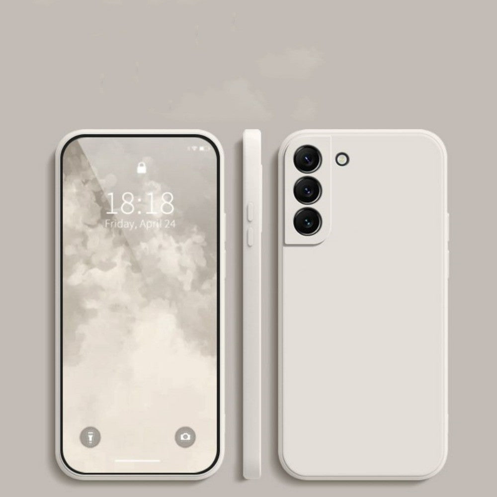 For Samsung Galaxy S23 Plus Cover Drop and wear resistant Silicone Full Case Classic Simple Solid Color Phone Case Cover