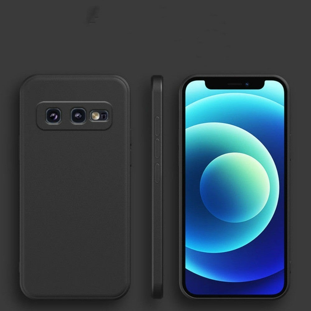 For Samsung Galaxy S10E Cover Drop and wear resistant Silicone Full Case Classic Simple Solid Color Phone Case Cover