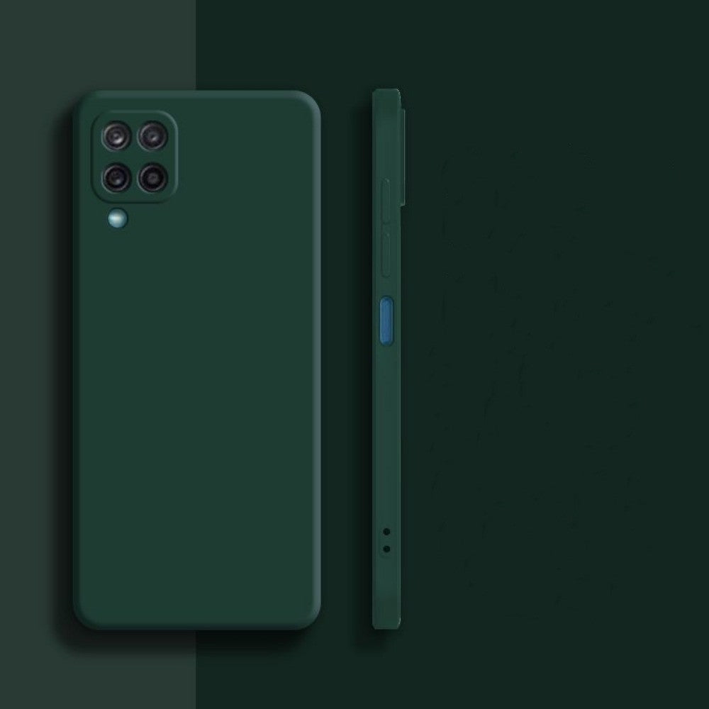 For Samsung Galaxy A42 5G Cover Drop and wear resistant Silicone Full Case Classic Simple Solid Color Phone Case Cover
