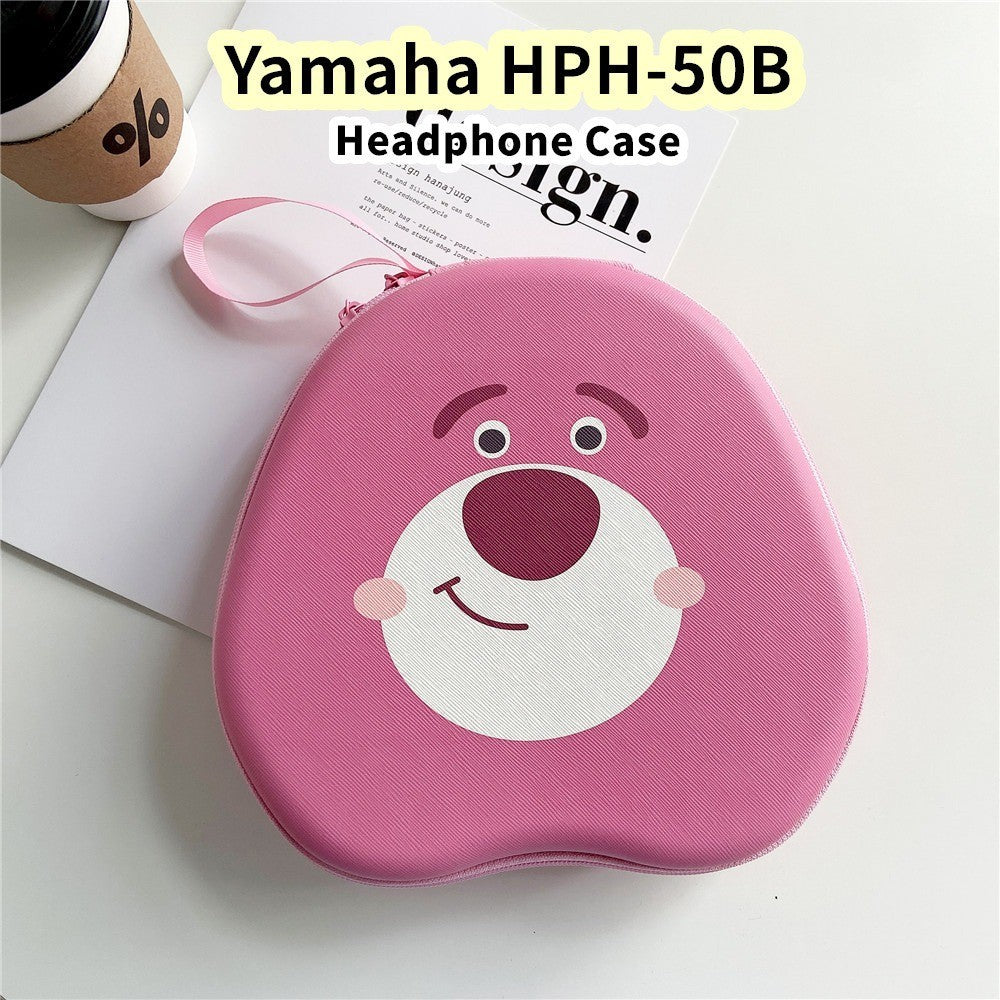 For Yamaha HPH-50B Headphone Case Cartoon Creative Patterns Headset Earpads Storage Bag Casing Box