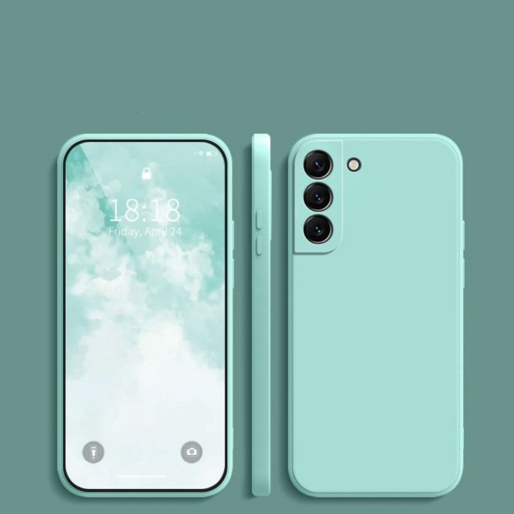For Samsung Galaxy S23 Plus Cover Drop and wear resistant Silicone Full Case Classic Simple Solid Color Phone Case Cover