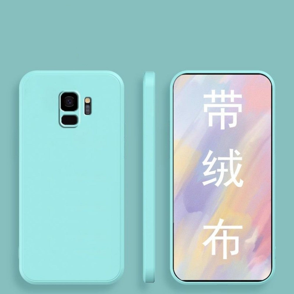 For Samsung Galaxy S9 Plus Cover Drop and wear resistant Silicone Full Case Classic Simple Solid Color Phone Case Cover