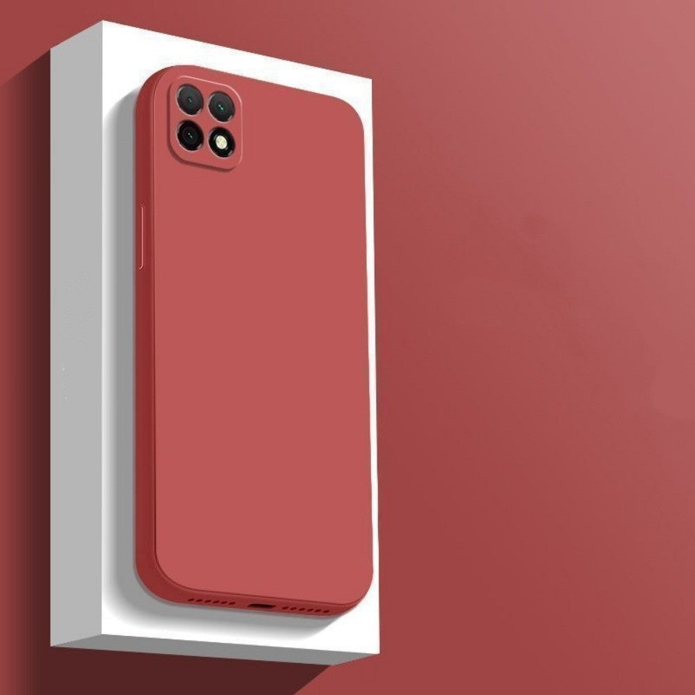 For Samsung Galaxy A22 5G Cover Drop and wear resistant Silicone Full Case Classic Simple Solid Color Phone Case Cover