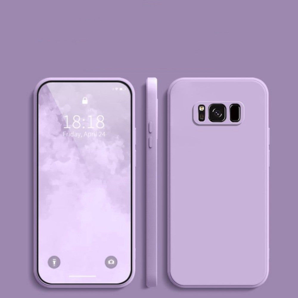 For Samsung Galaxy S8 Plus Cover Drop and wear resistant Silicone Full Case Classic Simple Solid Color Phone Case Cover