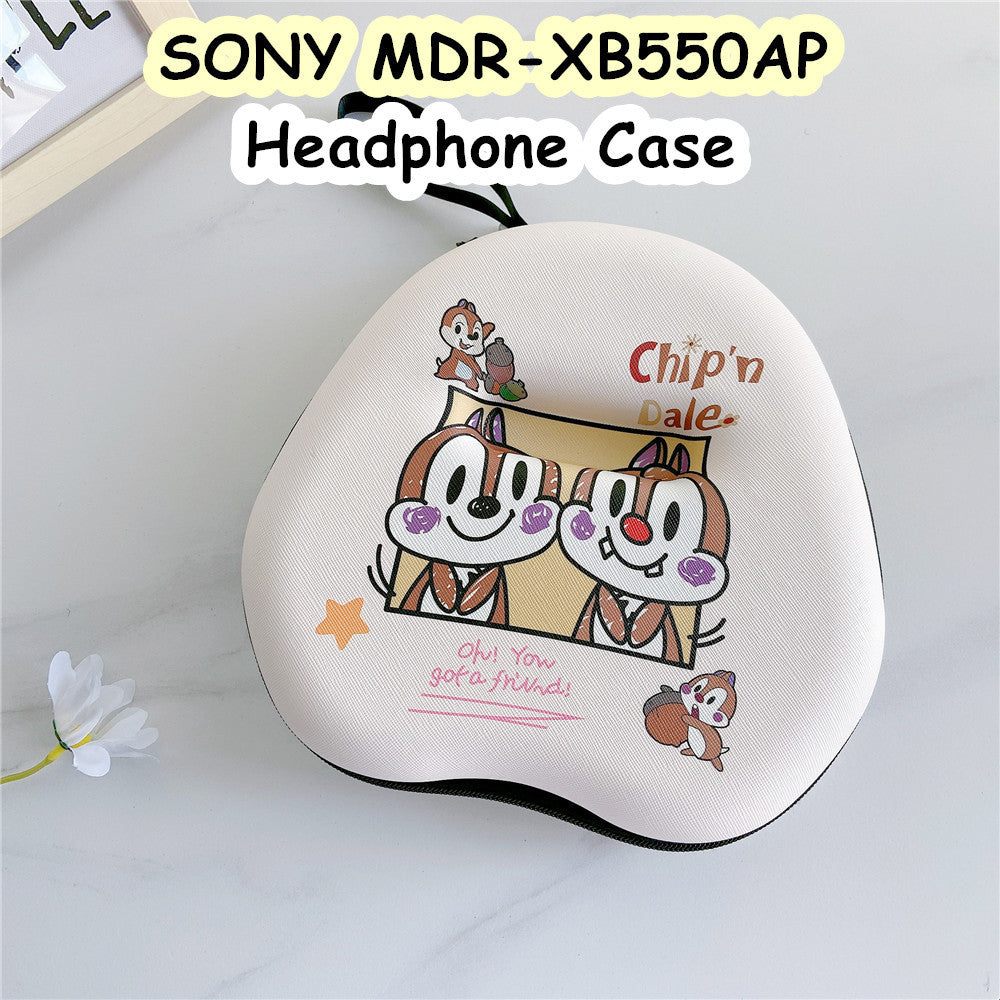 For SONY MDR-XB550AP Headphone Case Cartoon Creative Patterns Headset Earpads Storage Bag Casing Box