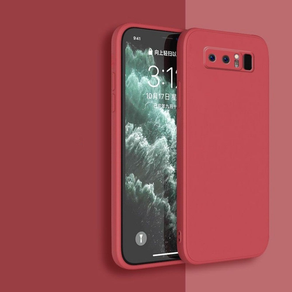 For Samsung Galaxy Note 8 Cover Drop and wear resistant Silicone Full Case Classic Simple Solid Color Phone Case Cover