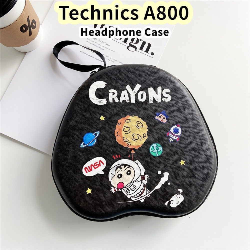 For Technics A800 Headphone Case Cartoon Creative Patterns Headset Earpads Storage Bag Casing Box