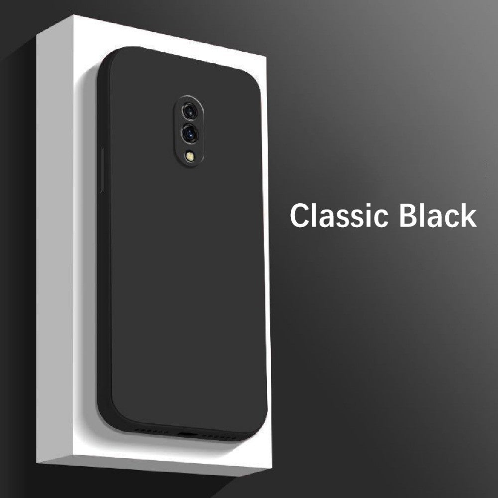 For Realme X Cover Drop and wear resistant Silicone Full Case Classic Simple Solid Color Phone Case Cover