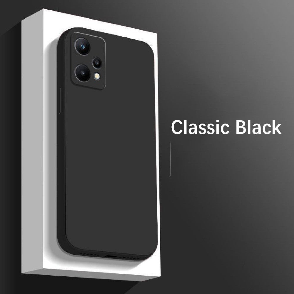 For Realme V25 Cover Drop and wear resistant Silicone Full Case Classic Simple Solid Color Phone Case Cover