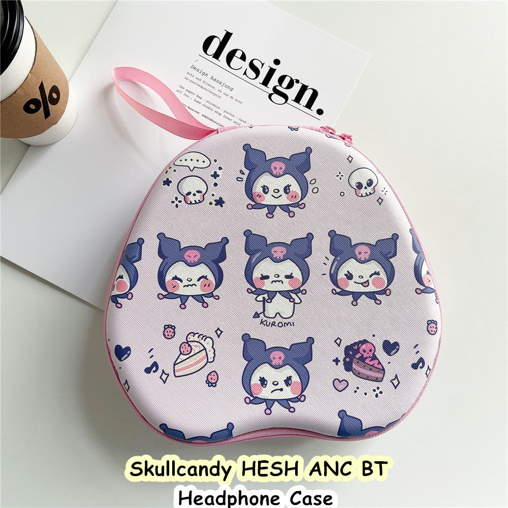 For Skullcandy HESH ANC BT Headphone Case Cartoon Creative Patterns Headset Earpads Storage Bag Casing Box