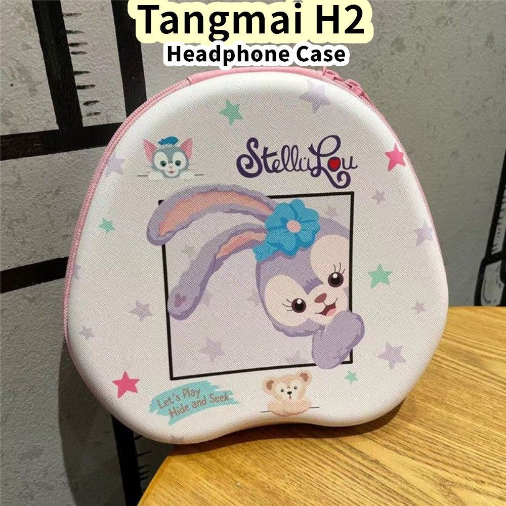 For Tangmai H2 Headphone Case Cartoon Creative Patterns Headset Earpads Storage Bag Casing Box
