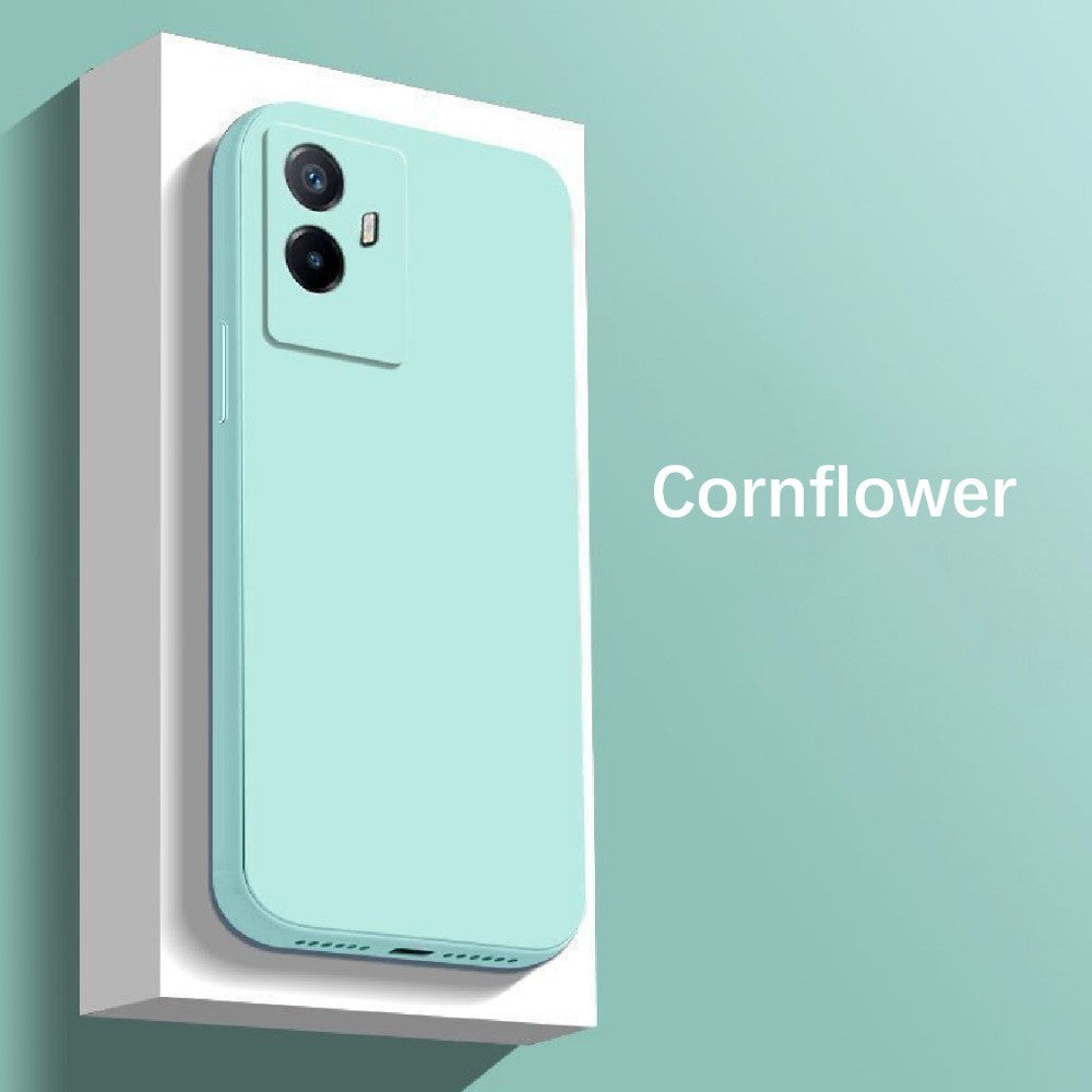 For Realme C55 Cover Drop and wear resistant Silicone Full Case Classic Simple Solid Color Phone Case Cover