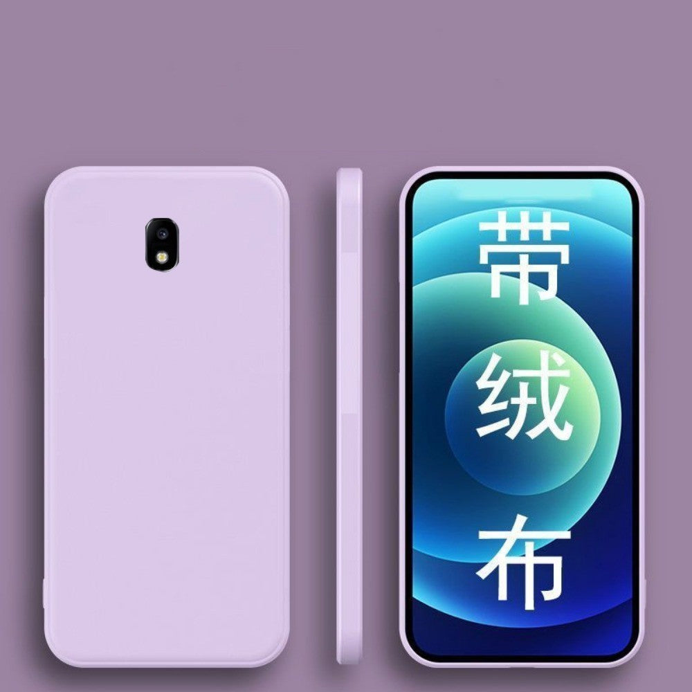 For Samsung Galaxy J5 Pro Cover Drop and wear resistant Silicone Full Case Classic Simple Solid Color Phone Case Cover