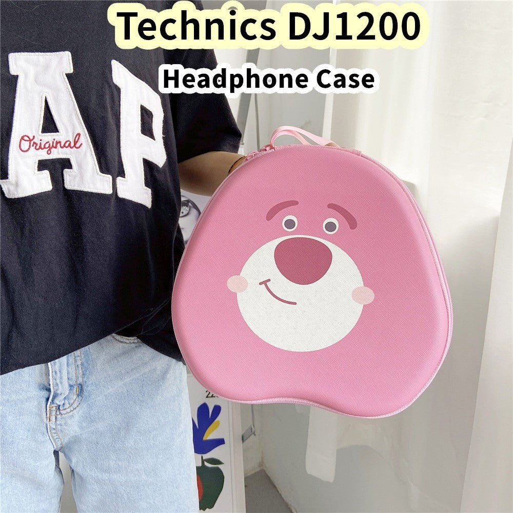 For Technics DJ1200 Headphone Case Cartoon Creative Patterns Headset Earpads Storage Bag Casing Box