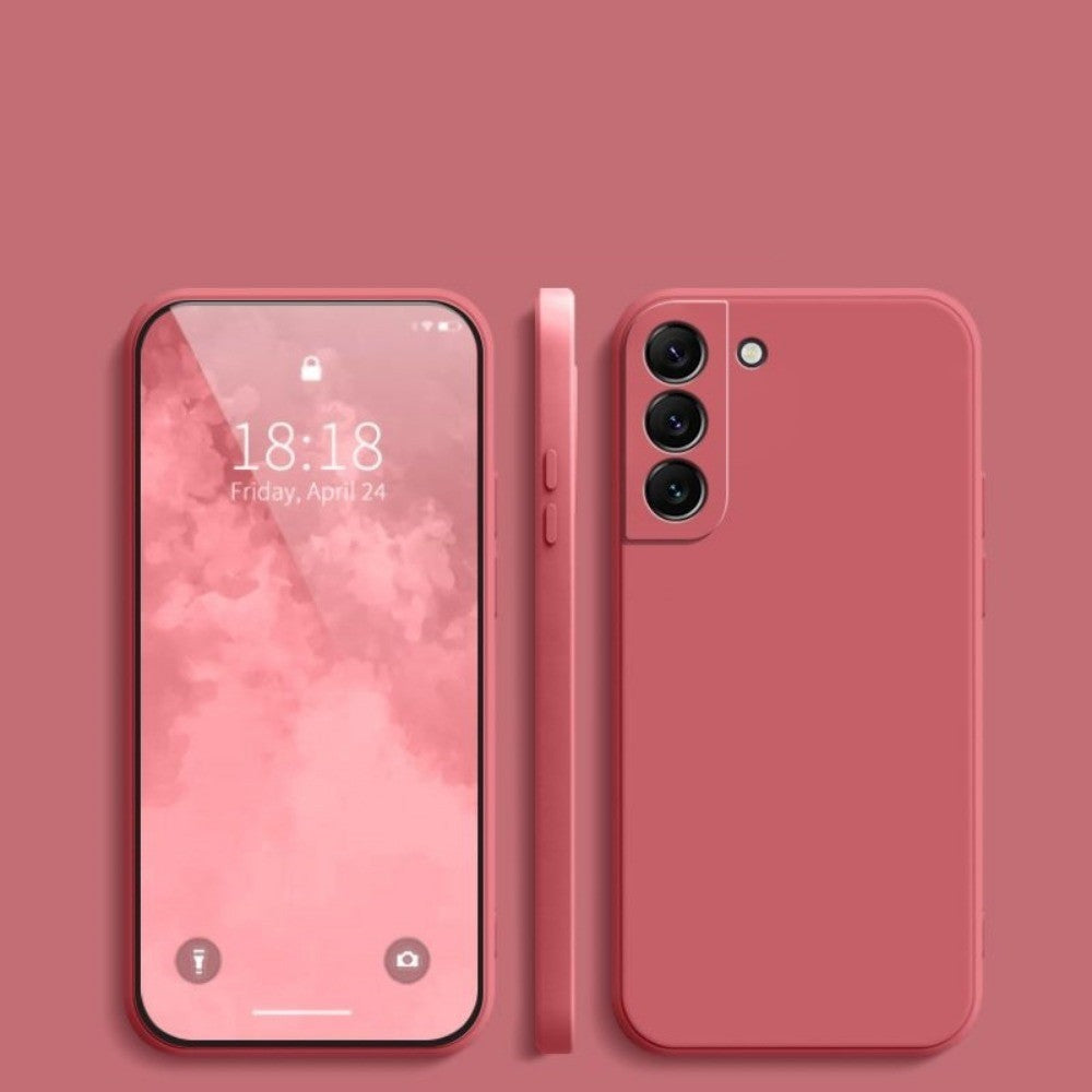 For Samsung Galaxy S23 Plus Cover Drop and wear resistant Silicone Full Case Classic Simple Solid Color Phone Case Cover